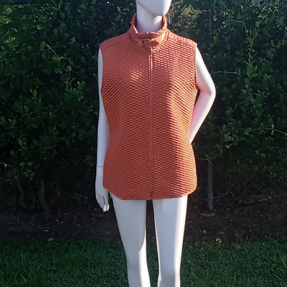 DANA BACHMAN Vintage Designer Rose Quilted Vest - Picture 7 of 17